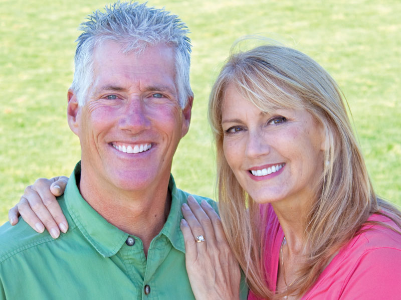 smiling couple